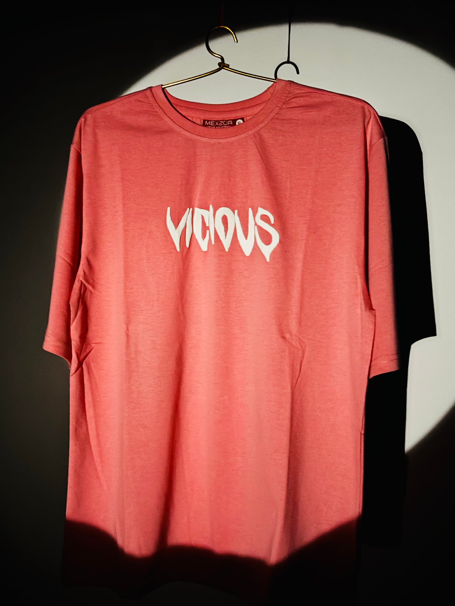 VICIOUS Bold Red Graphic T-Shirt – Unleash Your Ferocity 220GSM