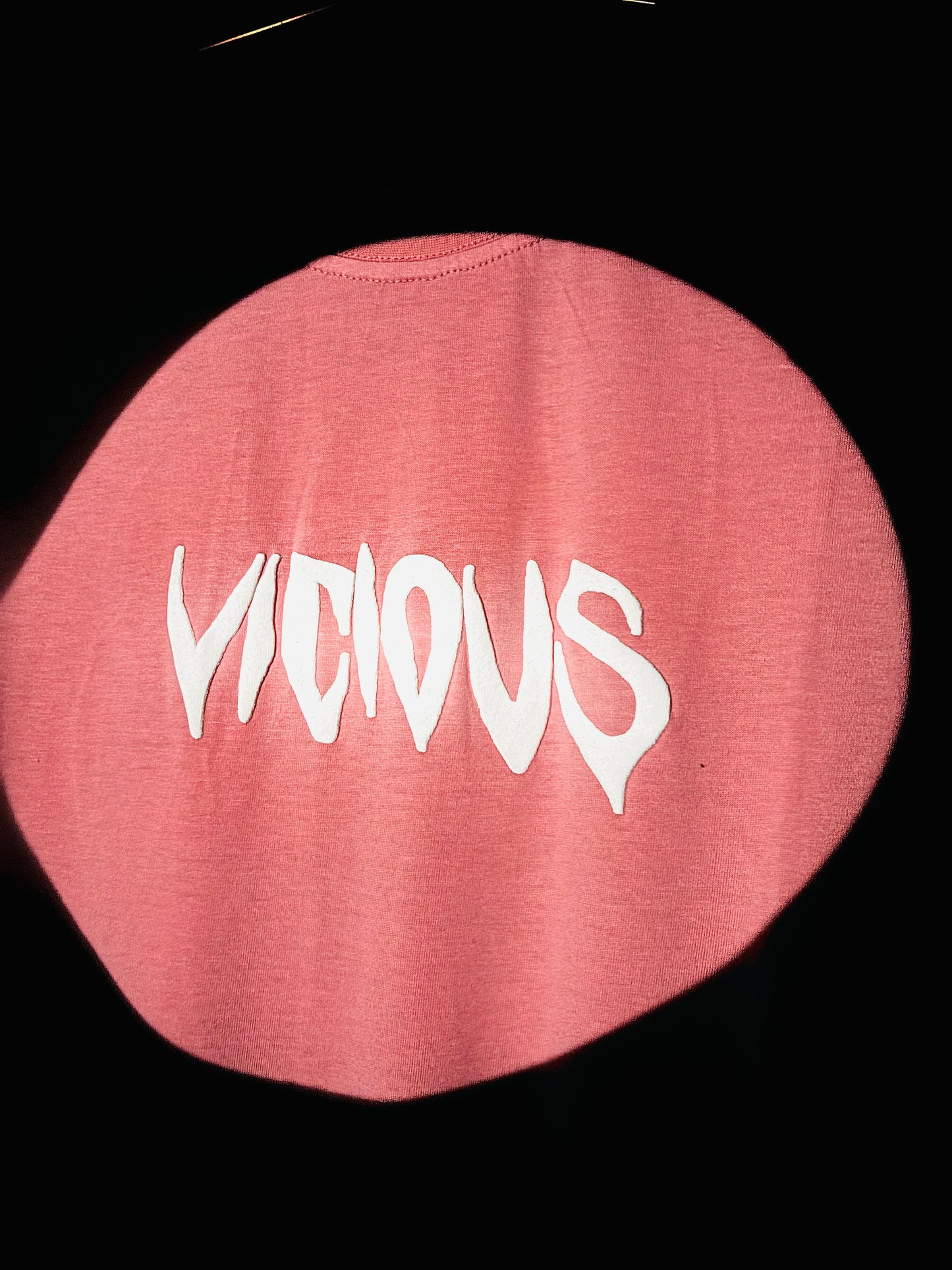 VICIOUS Bold Red Graphic T-Shirt – Unleash Your Ferocity 220GSM