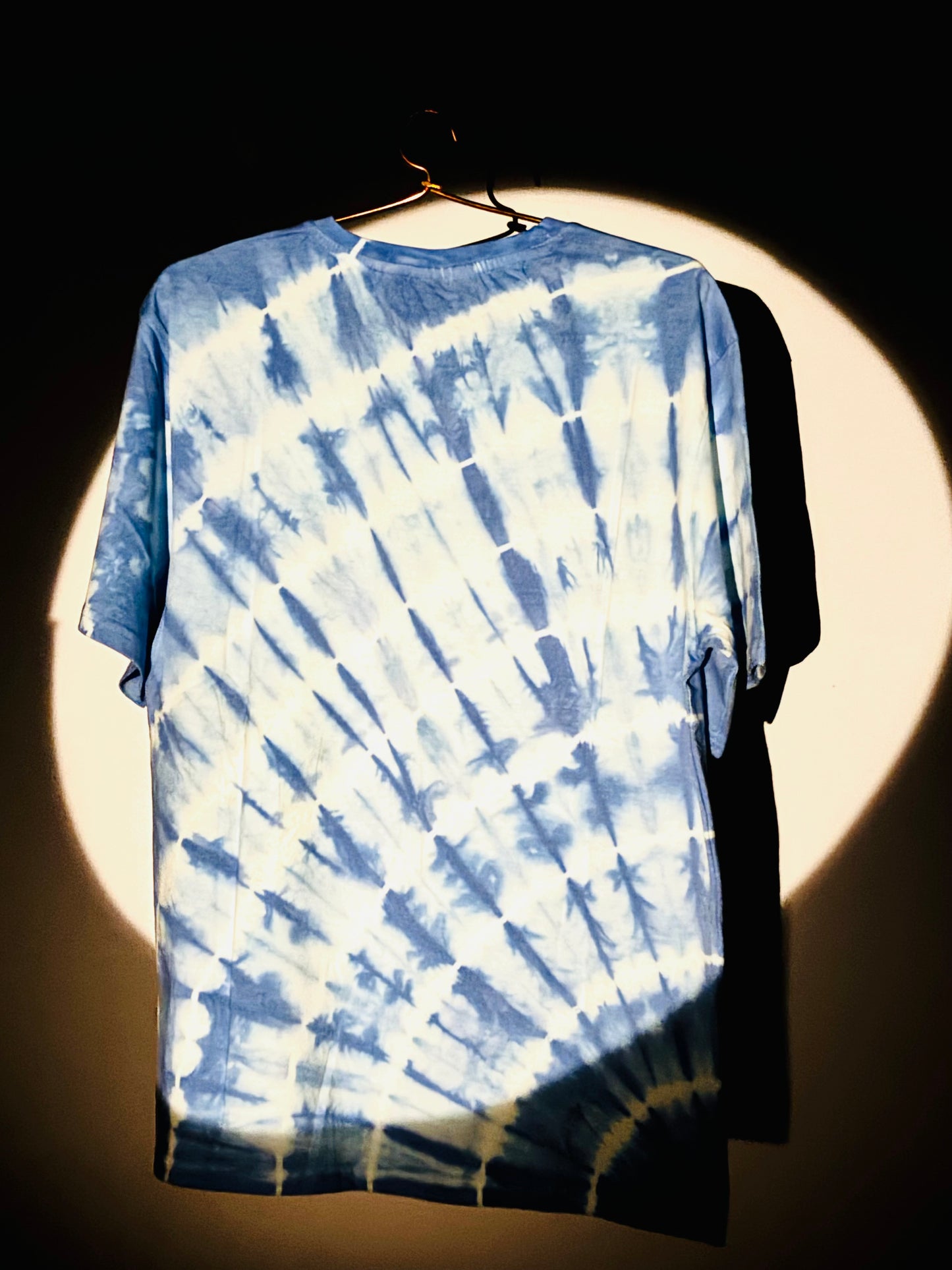 “Pure as Waves” Tie-Dye T-Shirt – Ocean Blue Edition