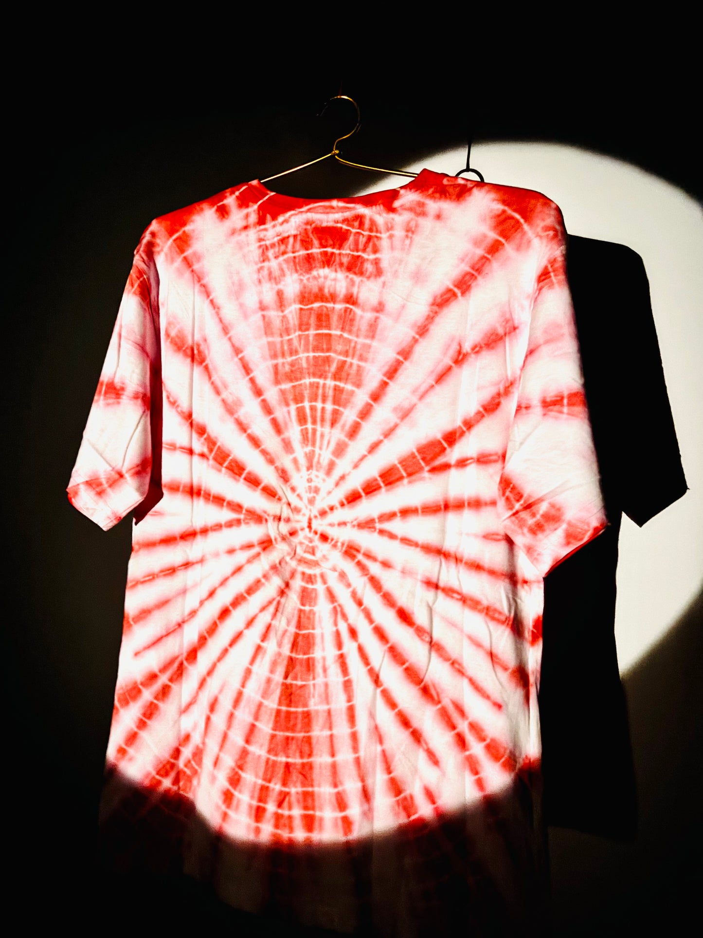 Spiderburst Tie-Dye T-Shirt - Red & White Web Edition 🕷️200GSM