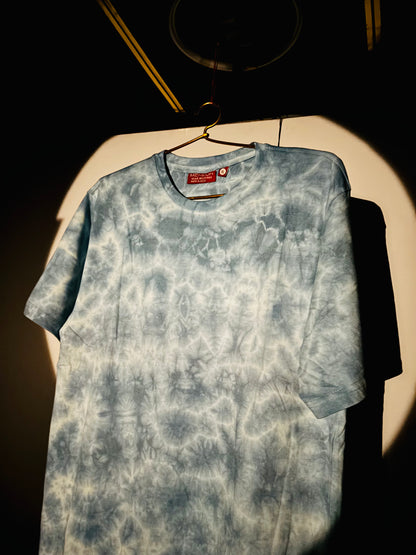 Stormwashed Tie-Dye T-Shirt – Cloud Sky Blue Edition 220GSM