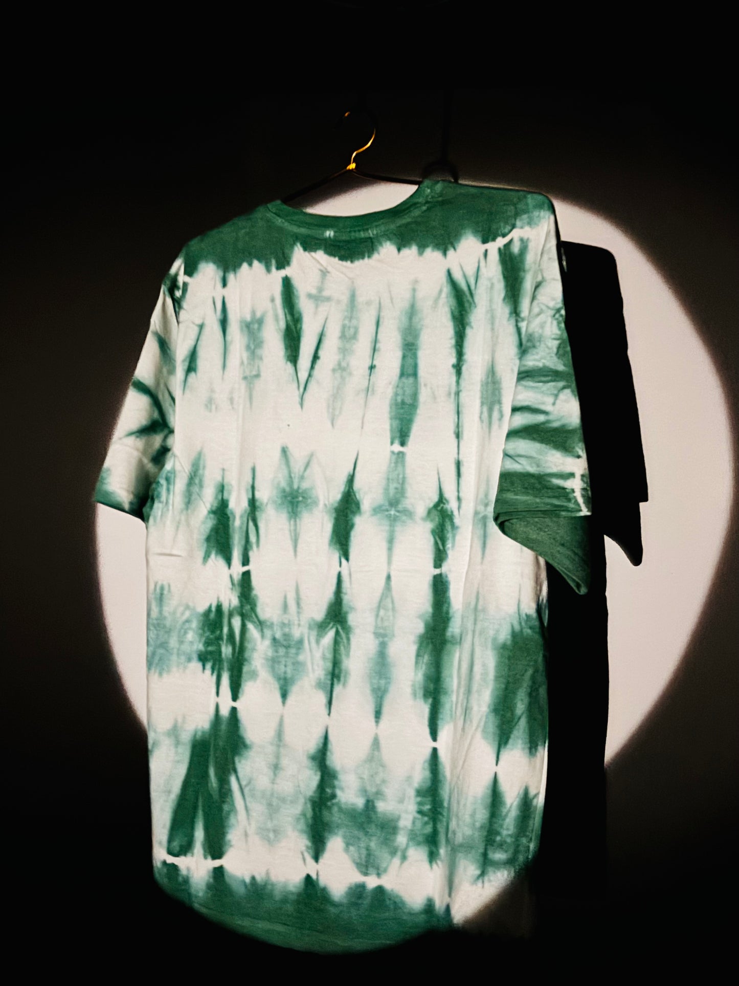 “Breathe Deep” Tie-Dye T-Shirt – Forest Green Edition