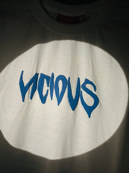 VICIOUS Bold Red Graphic T-Shirt – Unleash Your Ferocity 220GSM